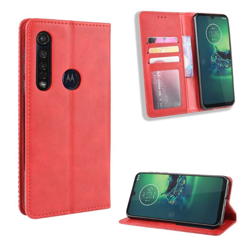 Etui do Motorola Moto G8 Plus Obrzeża Cirénius Style Skóra