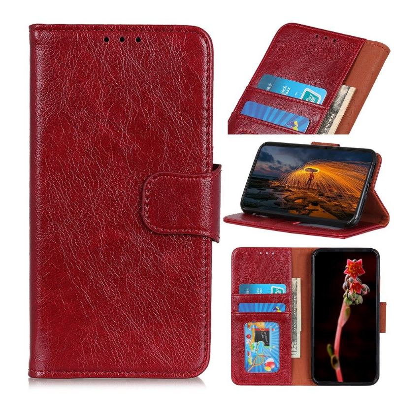 Etui Folio do Motorola Moto G8 Plus Classic Styl Skórzany