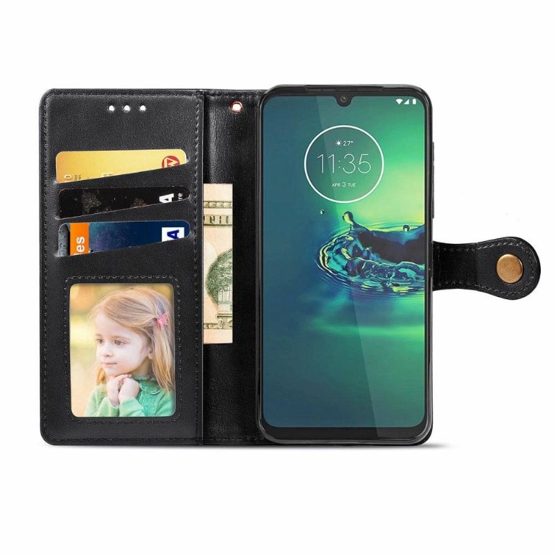 Etui Folio do Motorola Moto G8 Plus Indila Etui Na Karty Ze Sztucznej Skóry