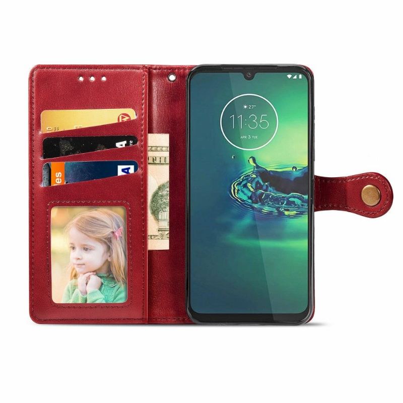 Etui Folio do Motorola Moto G8 Plus Indila Etui Na Karty Ze Sztucznej Skóry