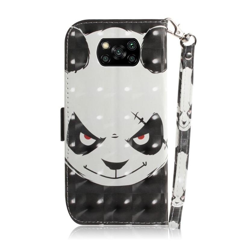 Etui Folio do Poco X3 / X3 Pro / X3 NFC Zła Panda