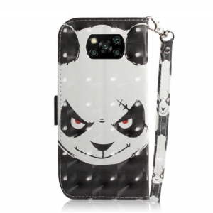 Etui Folio do Poco X3 / X3 Pro / X3 NFC Zła Panda