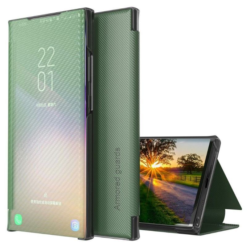 Etui Na Telefon do Poco X3 / X3 Pro / X3 NFC Anti-fall Etui Folio Włókno Węglowe