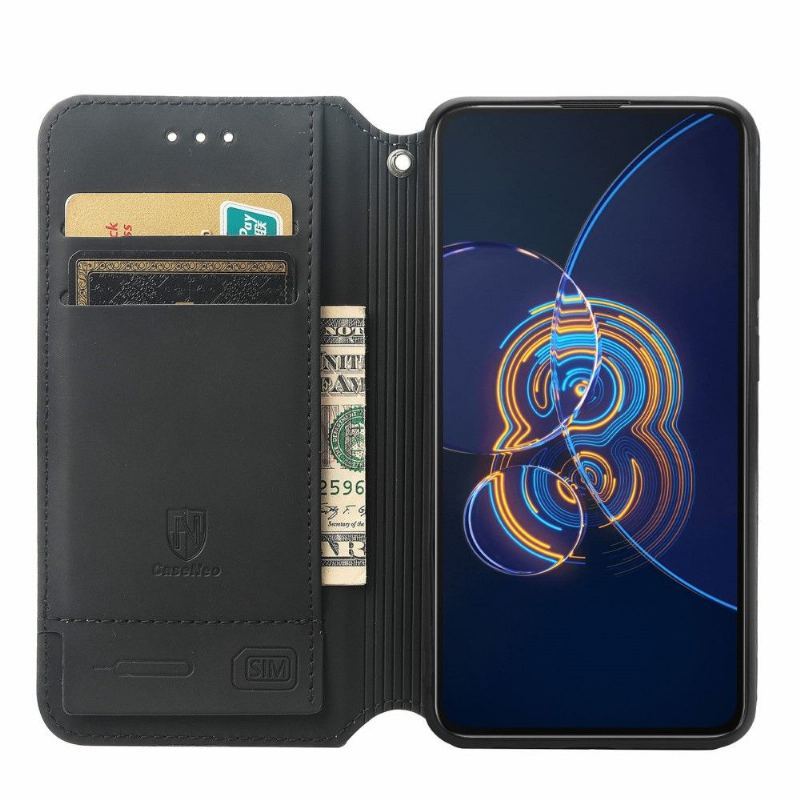 Etui Folio do Asus Zenfone 8 Flip Classic Skórzany Futerał Styl Nordycki