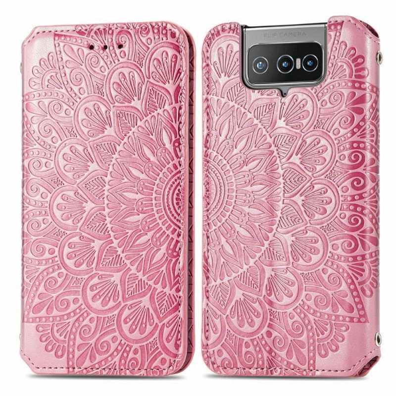 Obudowa Etui Na Telefon do Asus Zenfone 8 Flip Etui Folio Chic Mandala