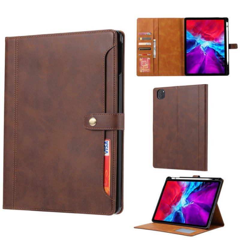 Etui Folio do iPad Pro 11" (2022) Biznesowy Styl Z Paskiem