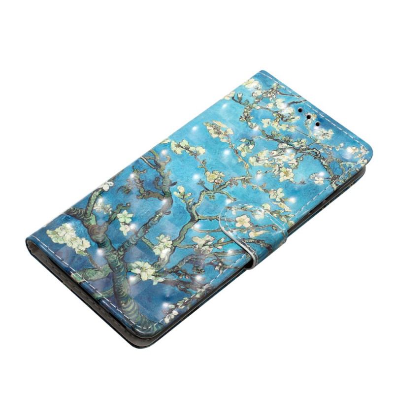 Etui Folio Poco C65 Kwiaty Moreli Z Paskiem Etui Ochronne