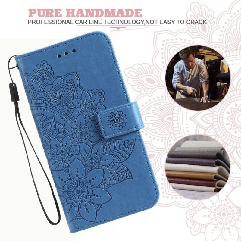 Etui Folio Poco C65 Mandala Kwiatowa Etui Ochronne