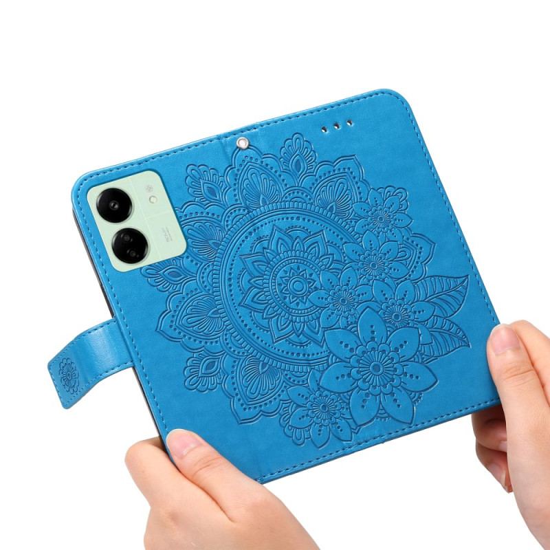 Etui Folio Poco C65 Mandala Kwiatowa Etui Ochronne