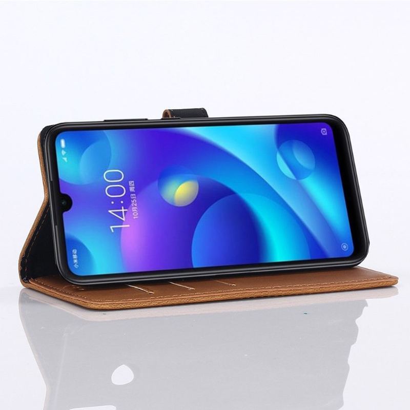 Etui do Xiaomi Mi Play Faux Skórzany Uchwyt Na Karty W Stylu Retro