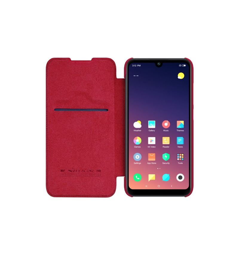 Etui Folio do Xiaomi Mi Play Nillkin Qin Skórzany Pokrowiec - Czerwony