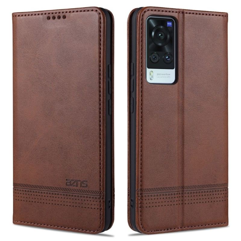 Etui do Vivo X60 Pro Anti-fall Portfel Azns Sztuczna Skóra