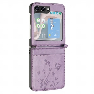 Etui Samsung Galaxy Z Flip 6 Motyle I Kwiaty