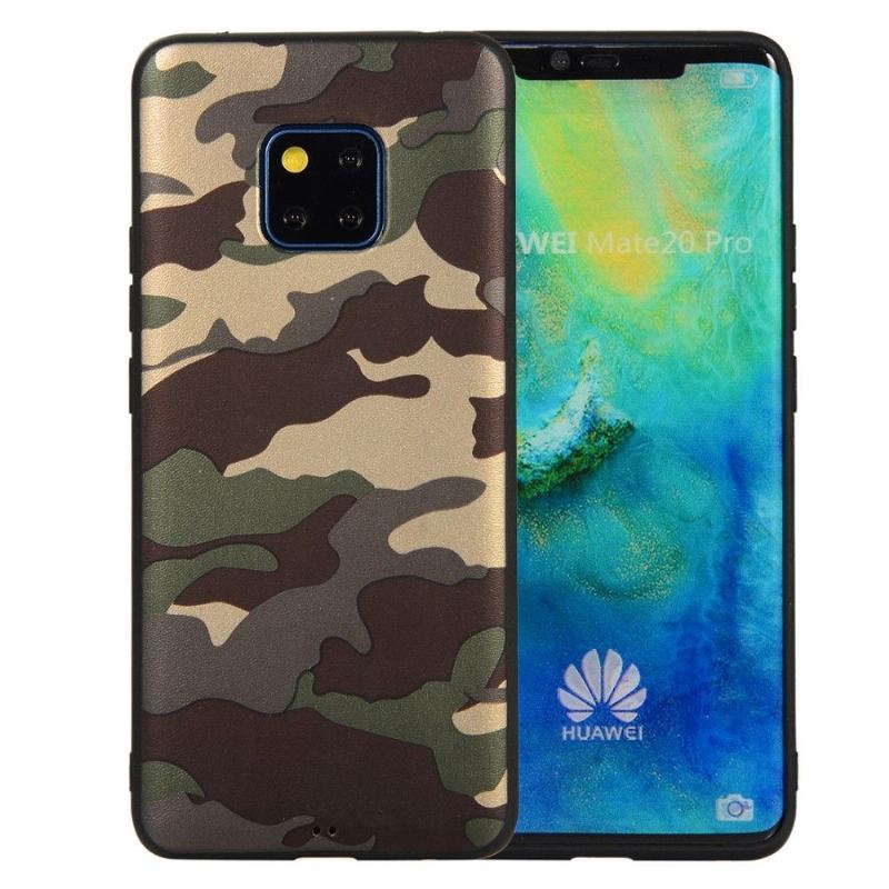 Etui do Huawei Mate 20 Pro Wojskowy Żel Kamuflażowy