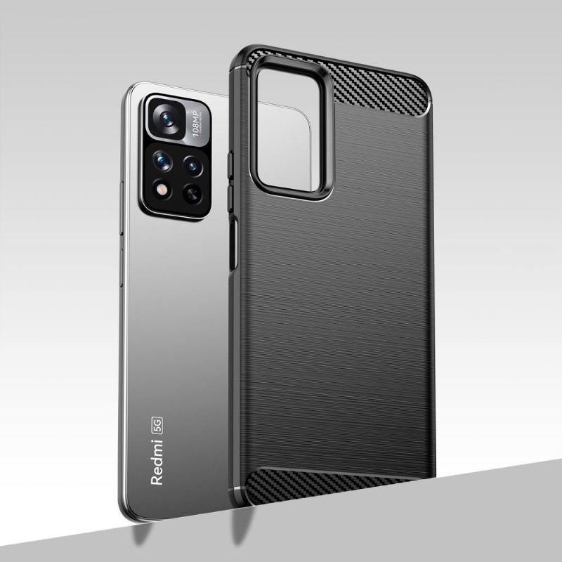 Etui do Xiaomi Redmi Note 11 Pro Plus 5G Biznes Silikonowy Efekt Szczotkowania