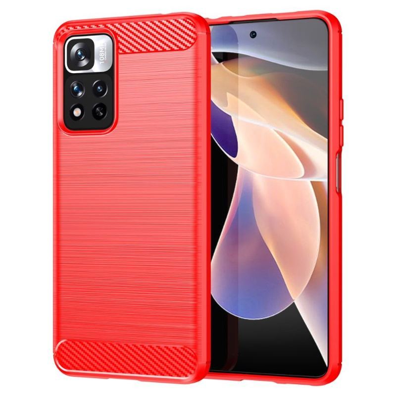 Etui do Xiaomi Redmi Note 11 Pro Plus 5G Biznes Silikonowy Efekt Szczotkowania