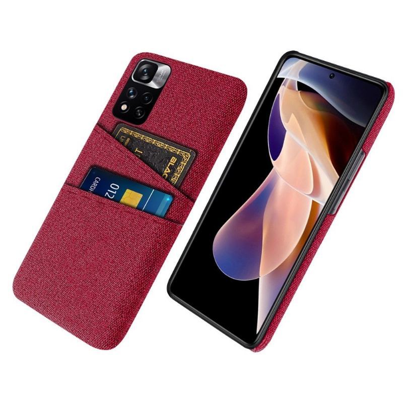 Futerały do Xiaomi Redmi Note 11 Pro Plus 5G Tkaniny Posiadacz Karty