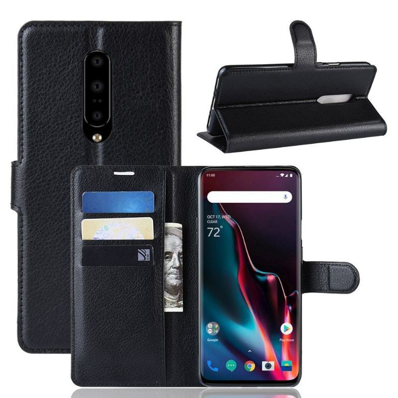 Case do OnePlus 7 Pro Skórzane Etui Na Karty W Stylu