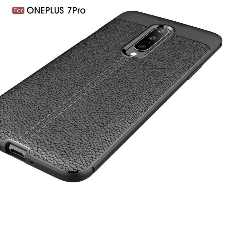 Etui do OnePlus 7 Pro Biznes Żel Wykończeniowy Ze Sztucznej Skóry