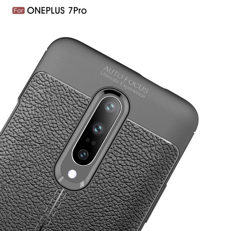 Etui do OnePlus 7 Pro Biznes Żel Wykończeniowy Ze Sztucznej Skóry