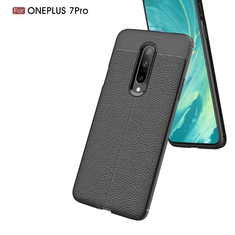 Etui do OnePlus 7 Pro Biznes Żel Wykończeniowy Ze Sztucznej Skóry