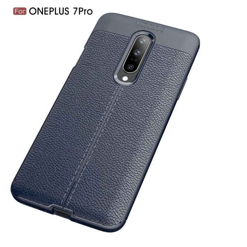 Etui do OnePlus 7 Pro Biznes Żel Wykończeniowy Ze Sztucznej Skóry