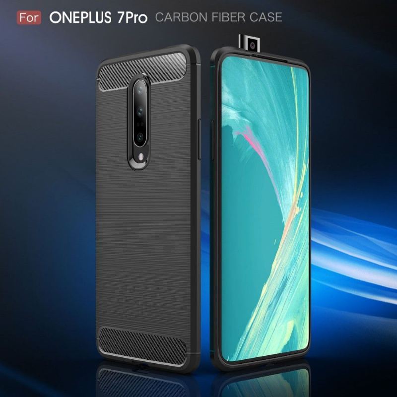 Etui do OnePlus 7 Pro Classic Carbon Brushed Gel