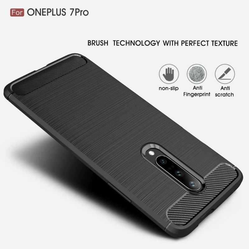 Etui do OnePlus 7 Pro Classic Carbon Brushed Gel