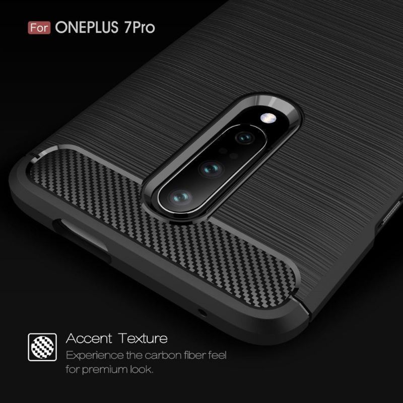 Etui do OnePlus 7 Pro Classic Carbon Brushed Gel