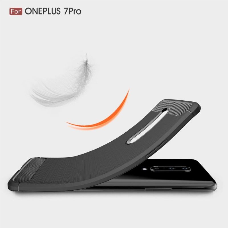 Etui do OnePlus 7 Pro Classic Carbon Brushed Gel