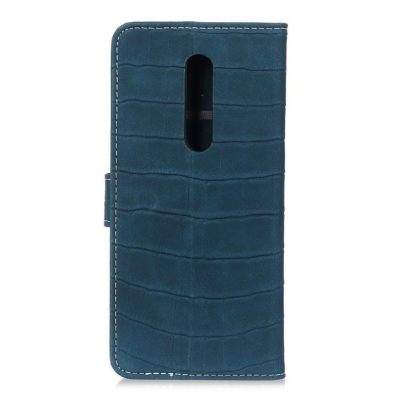 Etui Folio do OnePlus 7 Pro Croc Efekt Imitacji Skóry