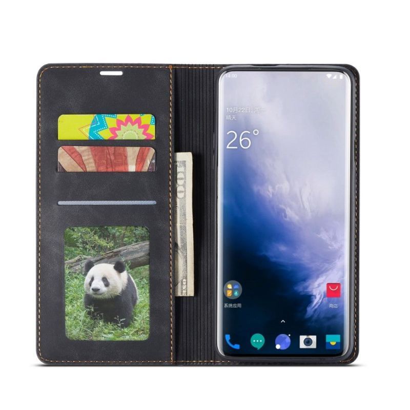 Etui Folio do OnePlus 7 Pro Forwenw Mat Faux Leather