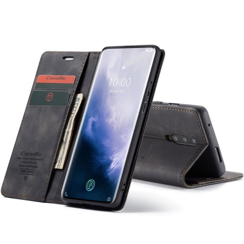 Etui Folio do OnePlus 7 Pro Obrzeża Golias Sztuczna Skóra