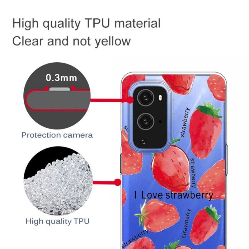 Etui do OnePlus 9 Pro Truskawka