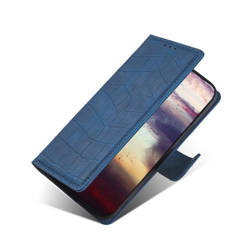 Etui Folio do OnePlus 9 Pro Anafaux Crocodile Leather