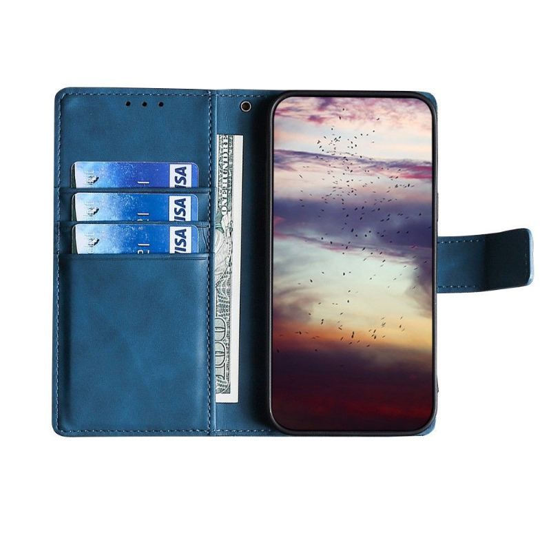 Etui Folio do OnePlus 9 Pro Anafaux Crocodile Leather