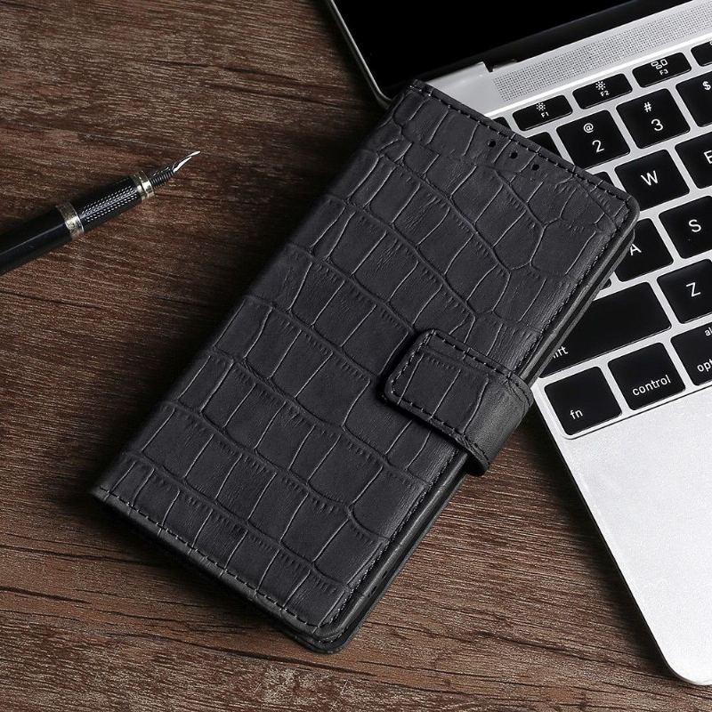 Etui Folio do OnePlus 9 Pro Anafaux Crocodile Leather