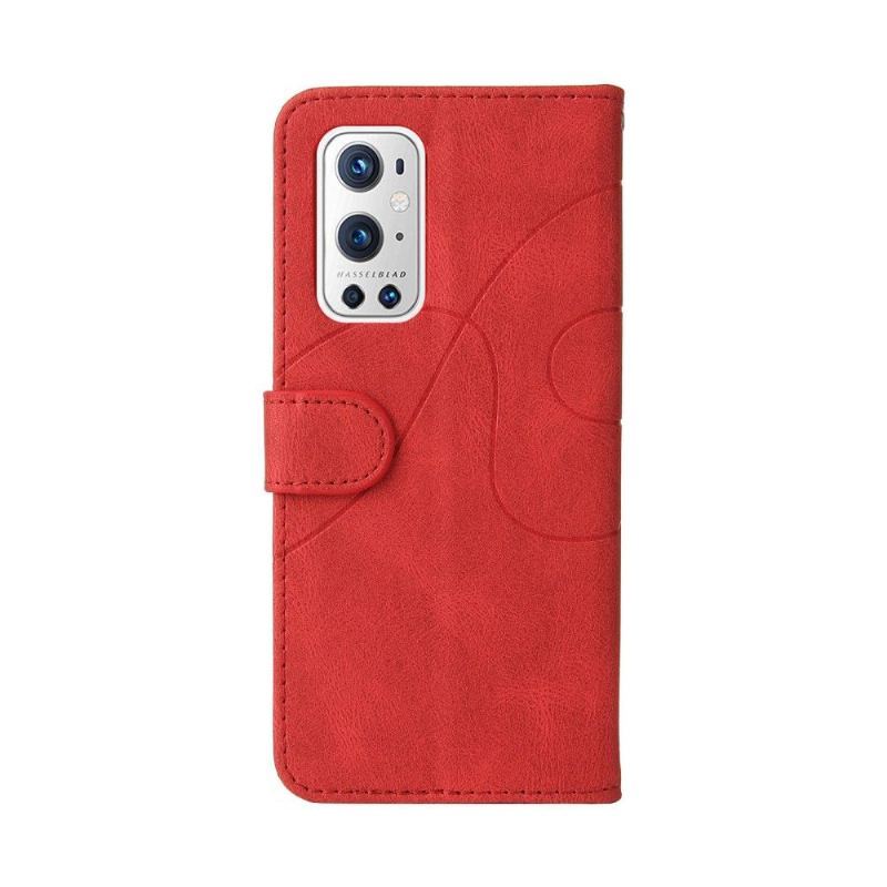 Etui Folio do OnePlus 9 Pro Bicolor Artystyczny