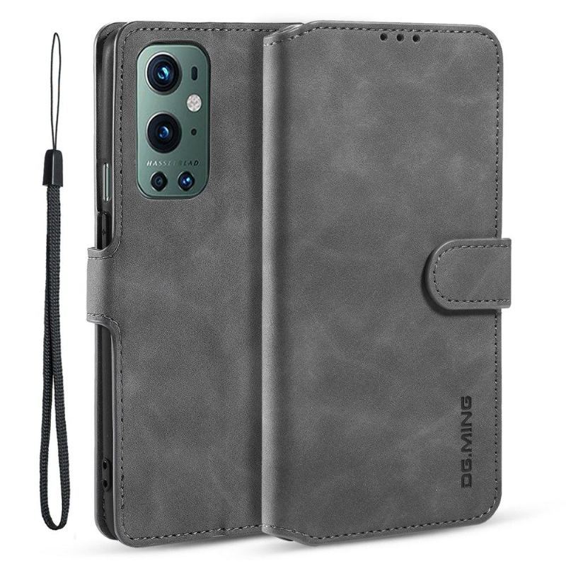 Etui Folio do OnePlus 9 Pro Classic Dg Ming Styl Retro