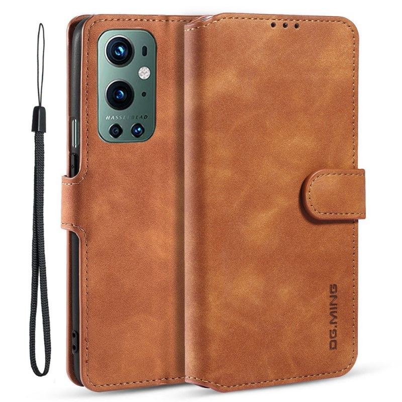 Etui Folio do OnePlus 9 Pro Classic Dg Ming Styl Retro