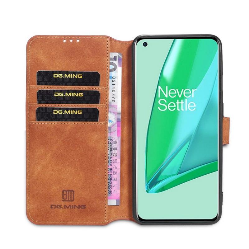 Etui Folio do OnePlus 9 Pro Classic Dg Ming Styl Retro