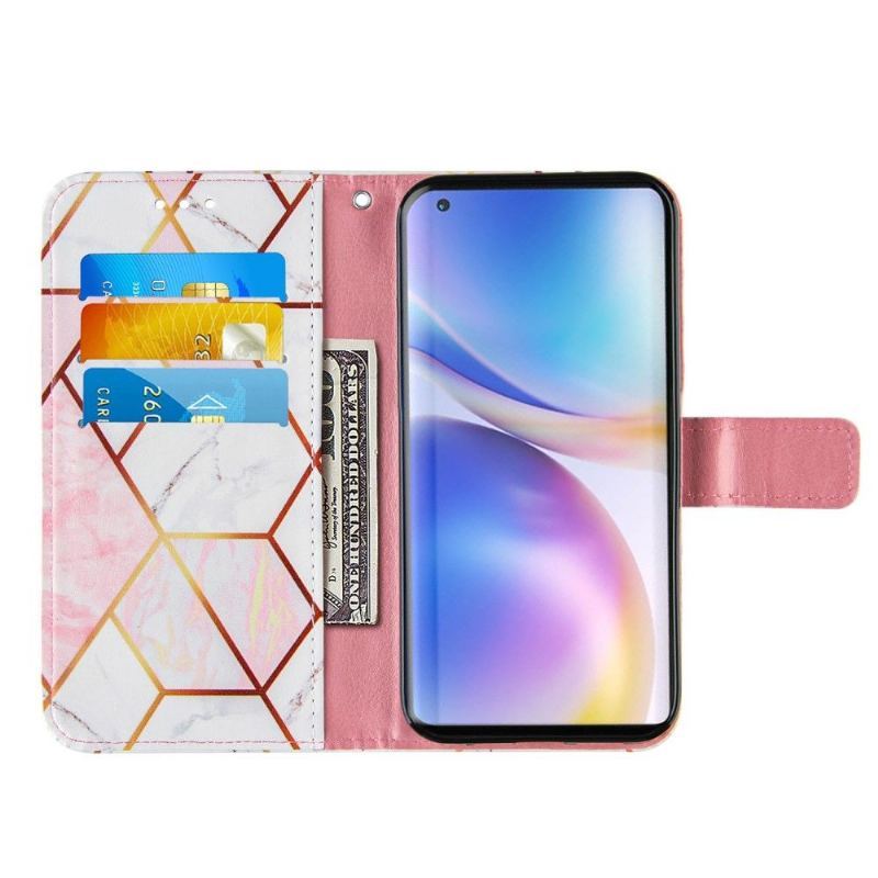 Etui Folio do OnePlus 9 Pro Obrzeża Chic Geometria