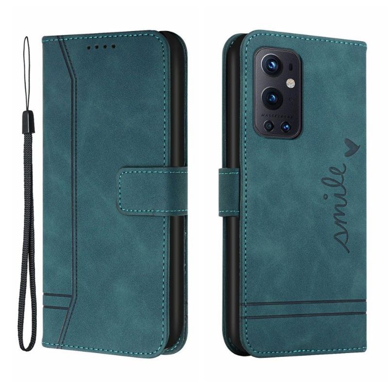 Etui Folio do OnePlus 9 Pro Obrzeża Uśmiech Linii