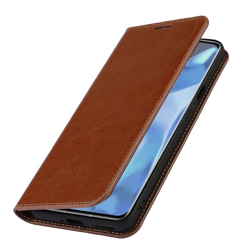 Etui Folio do OnePlus 9 Pro Skórzany Uchwyt Na Karty Stojak Funkcyjny