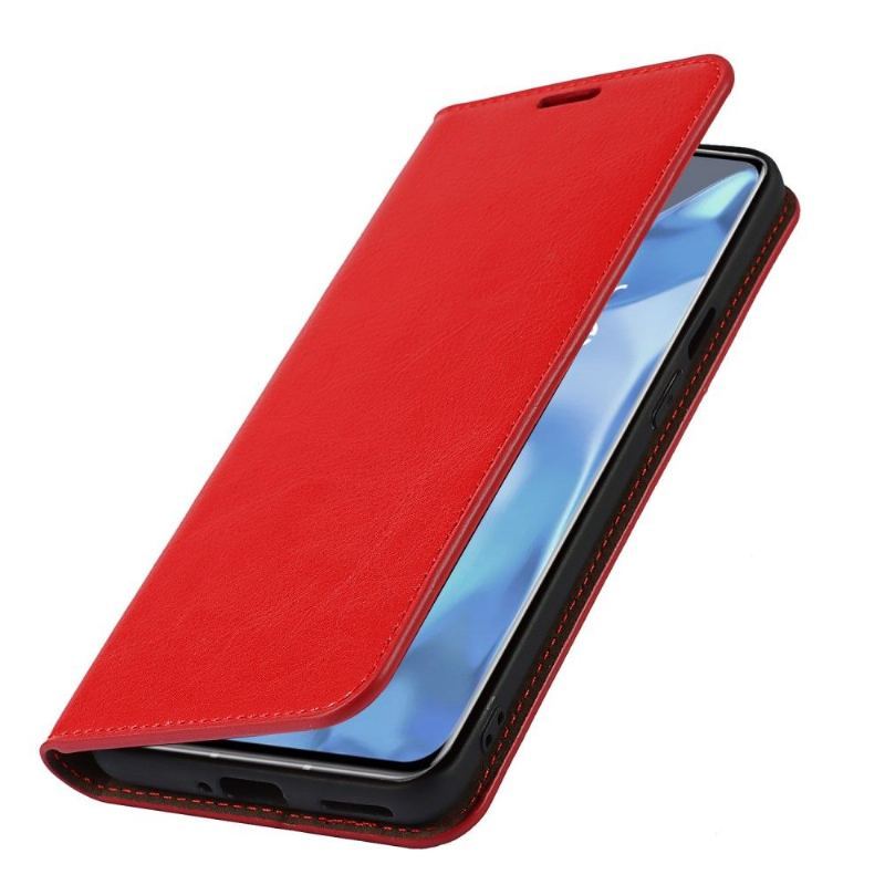 Etui Folio do OnePlus 9 Pro Skórzany Uchwyt Na Karty Stojak Funkcyjny