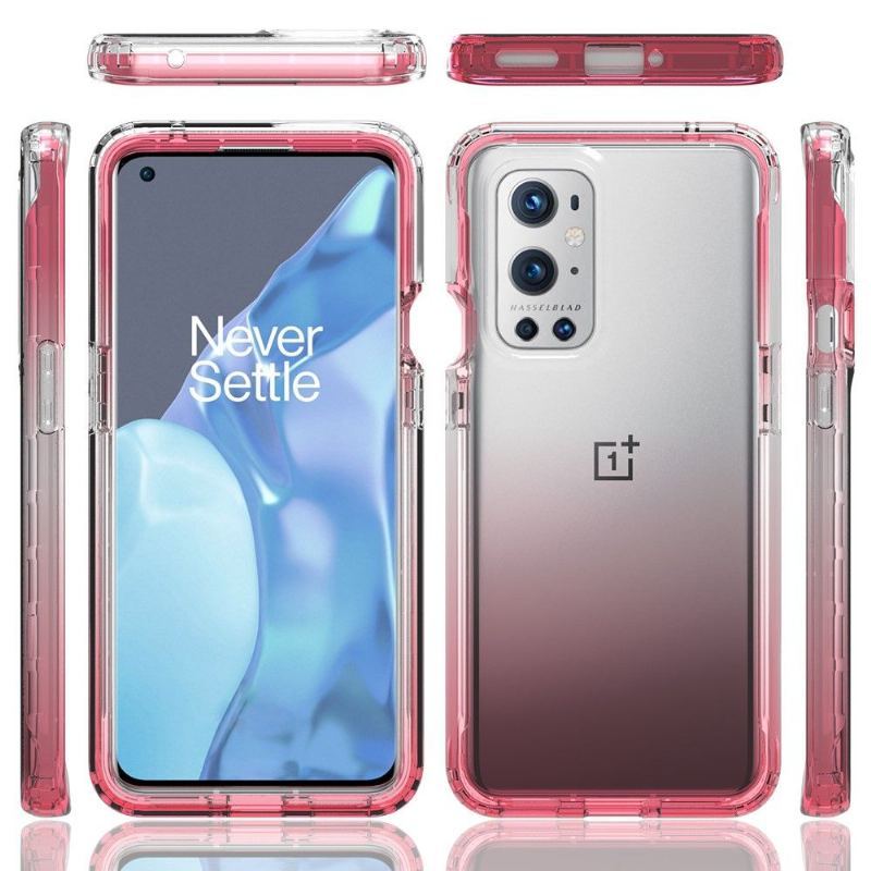 Futerały do OnePlus 9 Pro Obrzeża Odporny Na Wstrząsy Przezroczysty Gradient