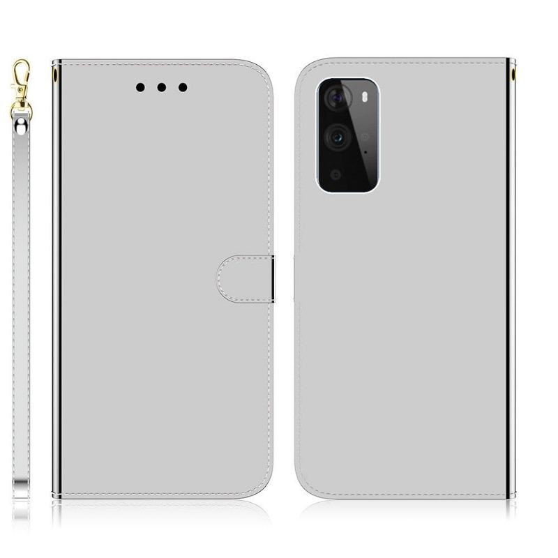 Obudowa Etui Na Telefon do OnePlus 9 Pro Efekt Lustra Ze Sztucznej Skóry