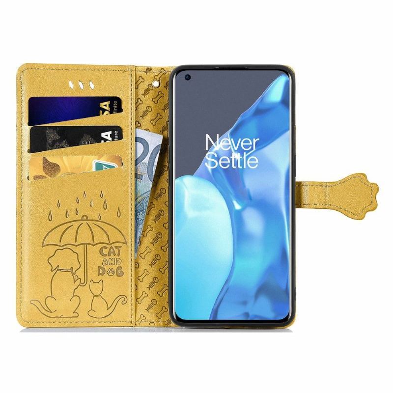 Obudowa Etui Na Telefon do OnePlus 9 Pro Emboss Zwierząt