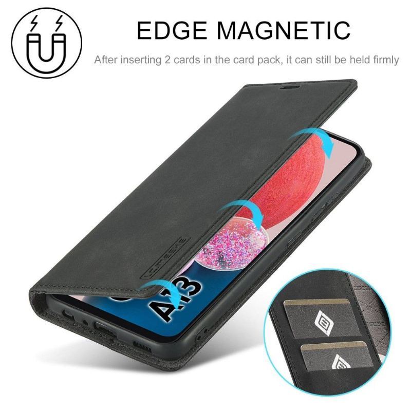 Case do Samsung Galaxy A13 4G Etui Folio Lc.imeeke Posiadacz Karty Rabat