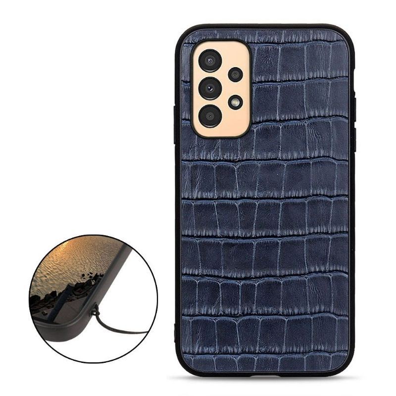 Etui do Samsung Galaxy A13 4G Chic Croco Skin Look